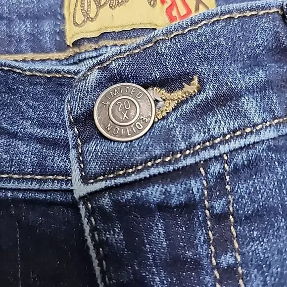 Wrangler Wrangler Vintage Boot Lagoon Jean Denim 18 Slim 26in W - Picture 5 of 12